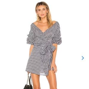 Lovers and Friends Gabriel Dress in black and white - size S